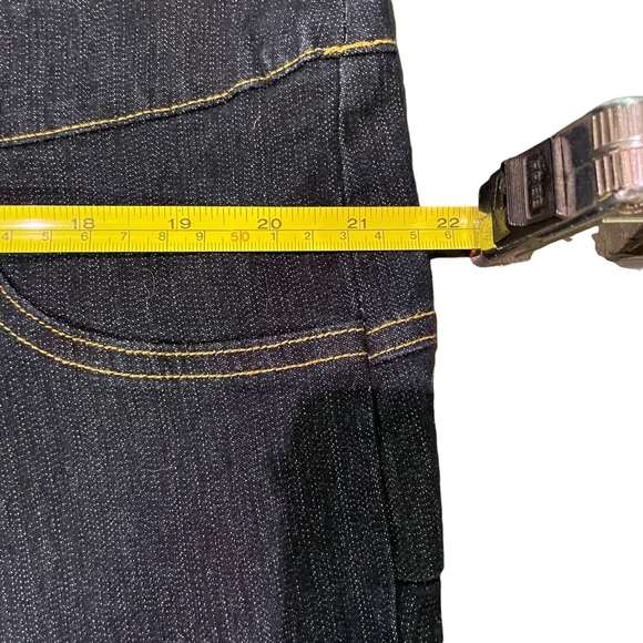 STRETCH DARK BLUE WOMENS JEANS Size 2X/2T Straight Leg - Picture 5 of 12